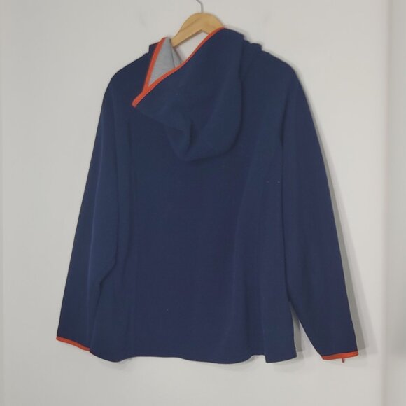 BUM Men's Navy Blue Vintage Full Zip Sports Softshell 90s Reissue Jacket Size 48 - Picture 3 of 14